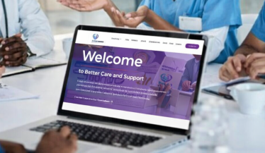 Healthcare professionals discussing care options